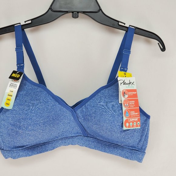 Playtex Other - Playtex Nursing Bra Sz Medium Blue